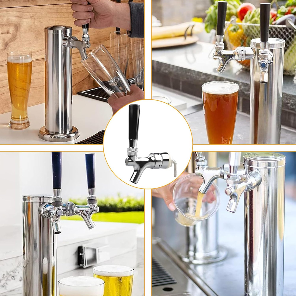 Draft Beer Faucet, Chrome Plat - Wine To Beer review and price