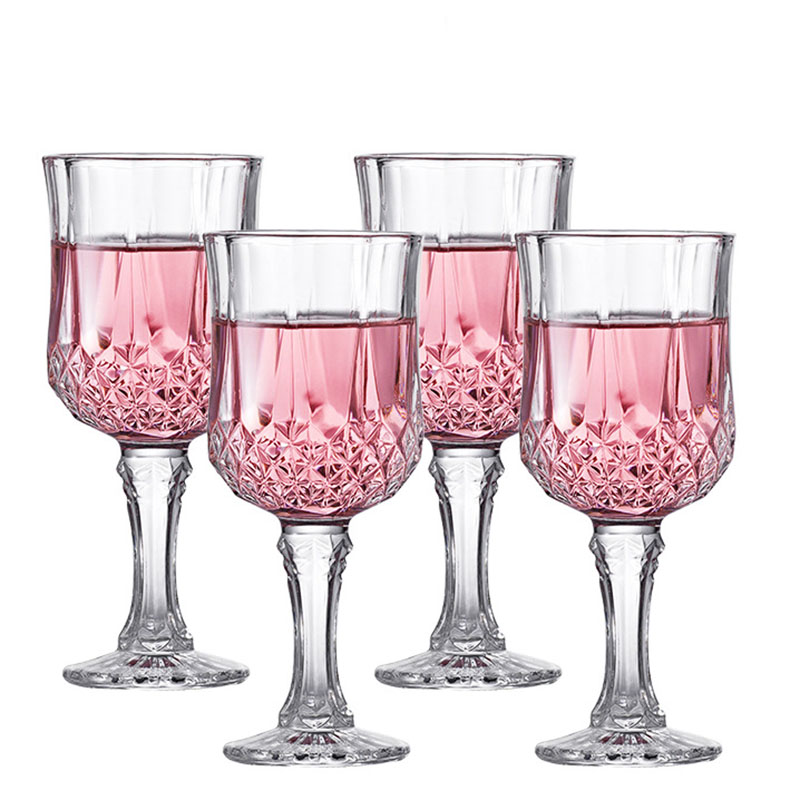 4pcs Set Champagne Cups Red Wi - Wine Glass Set Crystal review and price