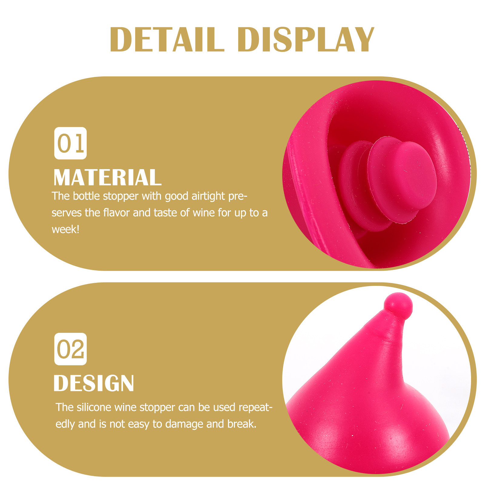 4Pcs Wizard Hat Silicone Wine  - Wine Beer Hat review and price