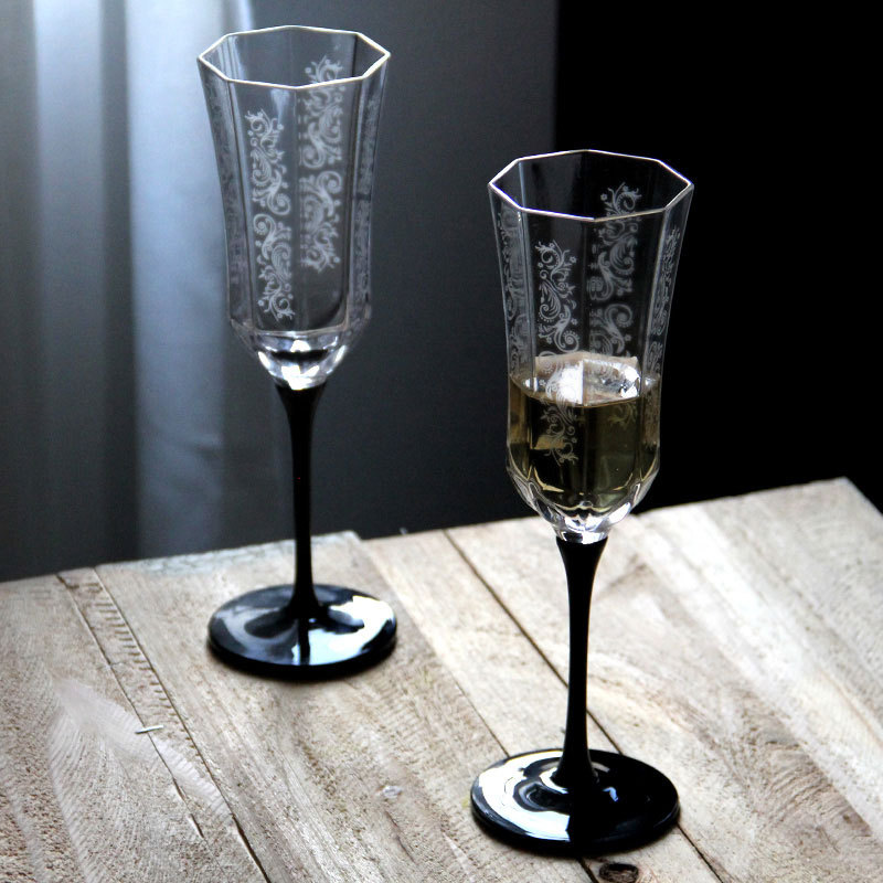 French Vintage Champagne Glass - Wine Glass Set Crystal review and price