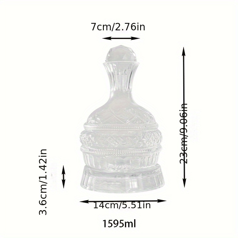 Crystal Wine Decanter Elegant  - Wine Glass Set Crystal review and price