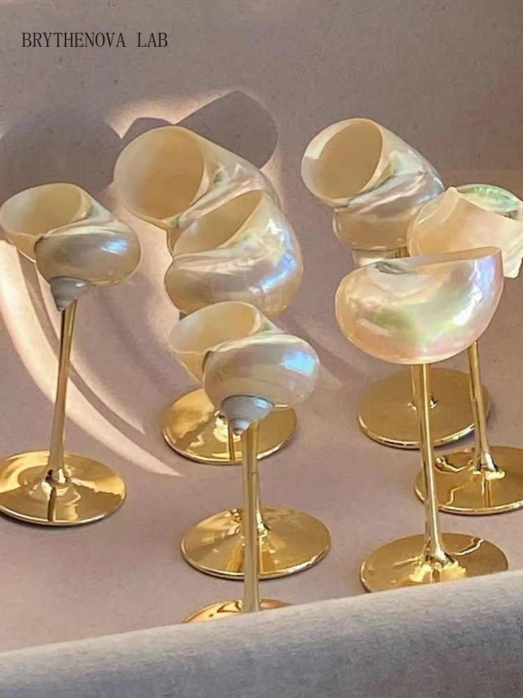 AhunderJiaz Retro Couple Seash - Wine Glass Set Crystal review and price