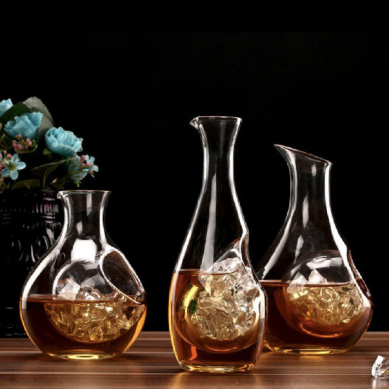 Household Ice Wine Chiller Set - Wine Glass Set Crystal review and price
