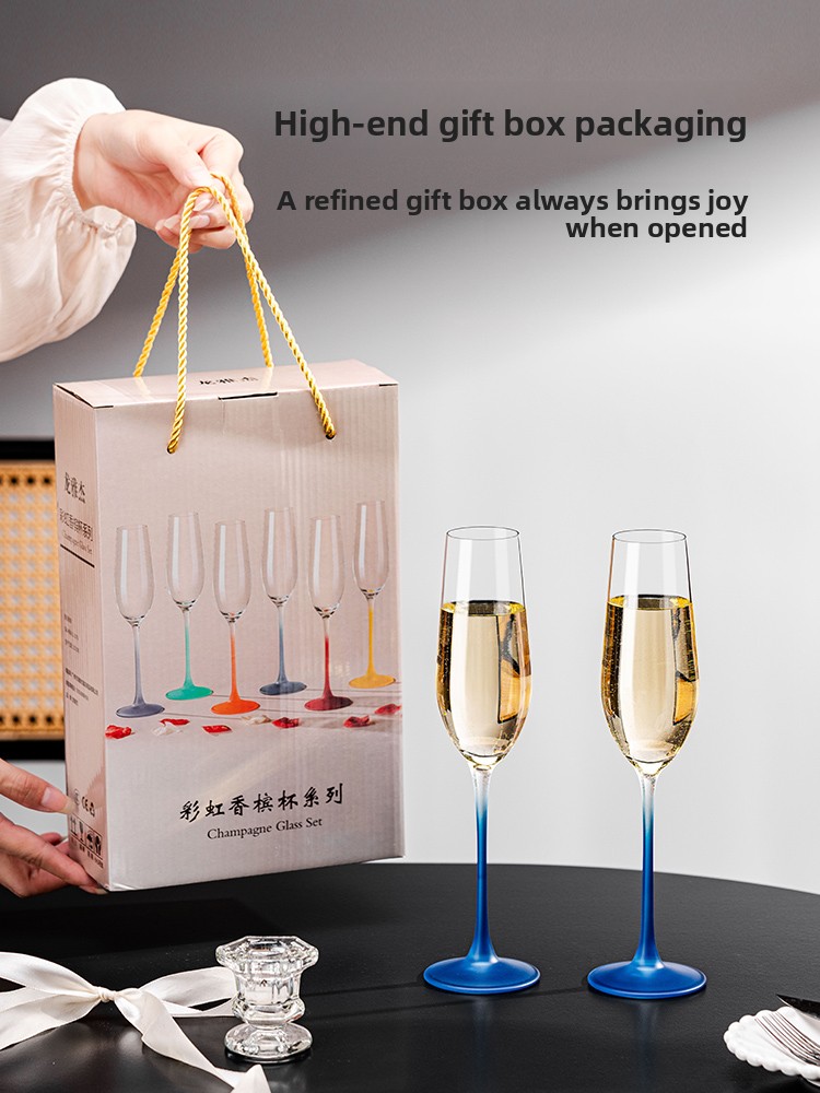 2026 New Champagne Glasses Set - Wine Glass Set Crystal review and price