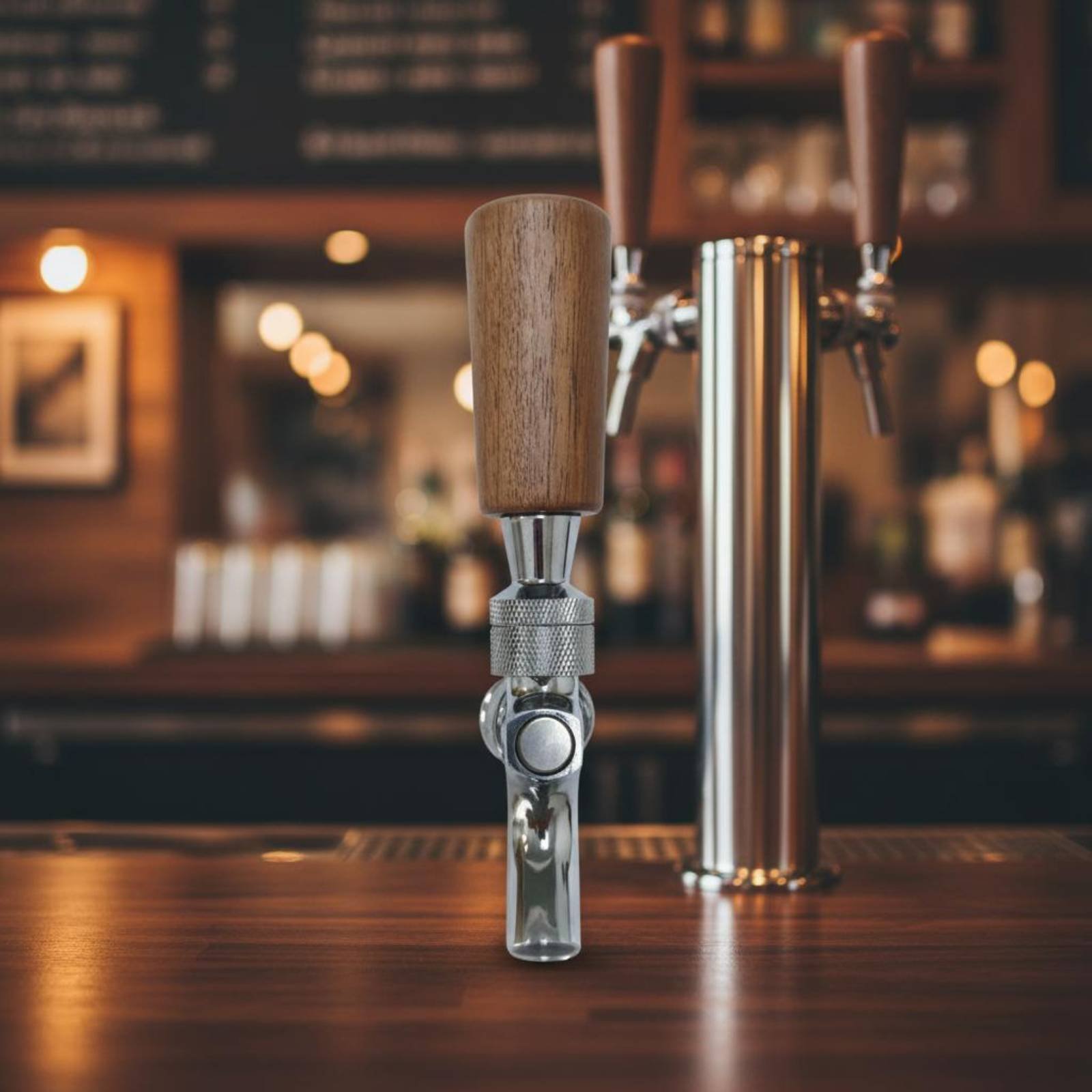 Short Wooden Beer Handle Solid - Wine To Beer review and price