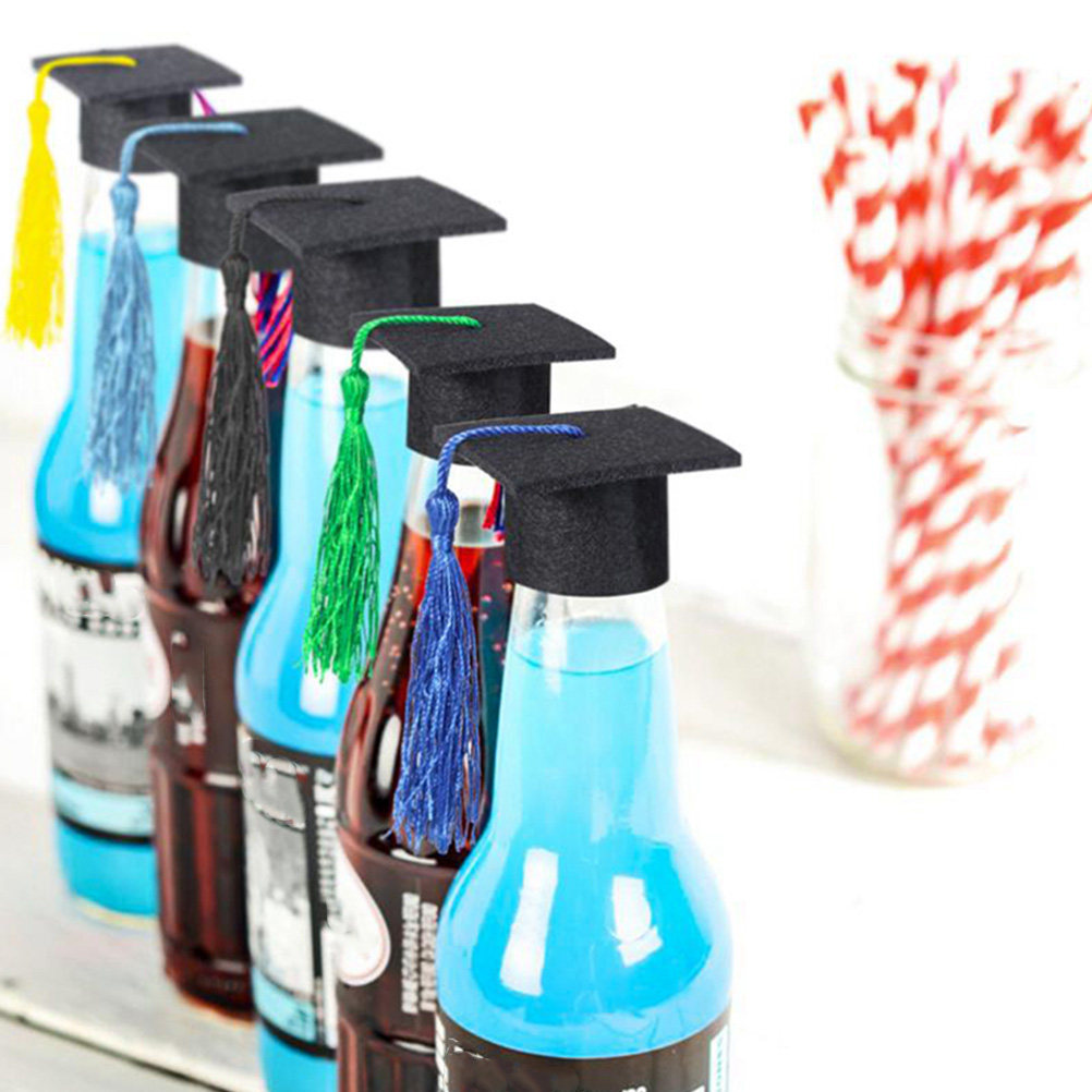 5Pcs Light Blue Doctoral Wine  - Wine Beer Hat review and price