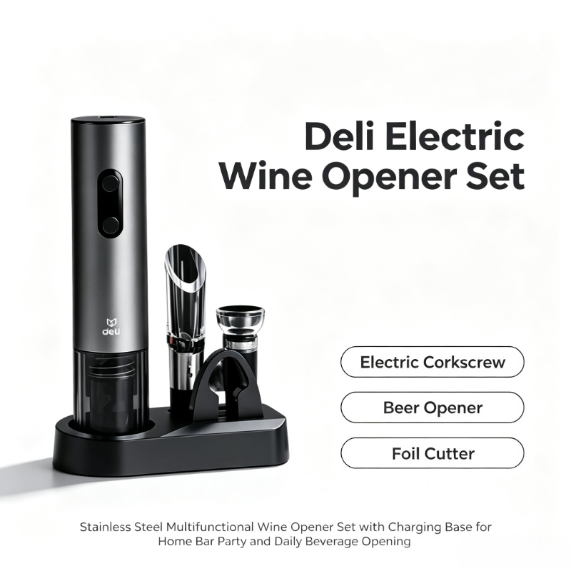 Deli Electric Wine Opener Set  - Wine Beer Deli review and price